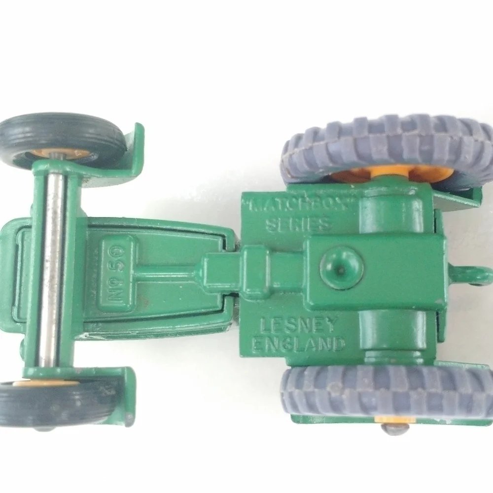 LESNEY John Deere Diecast Matchbox Green Farm Tractor Toy No50